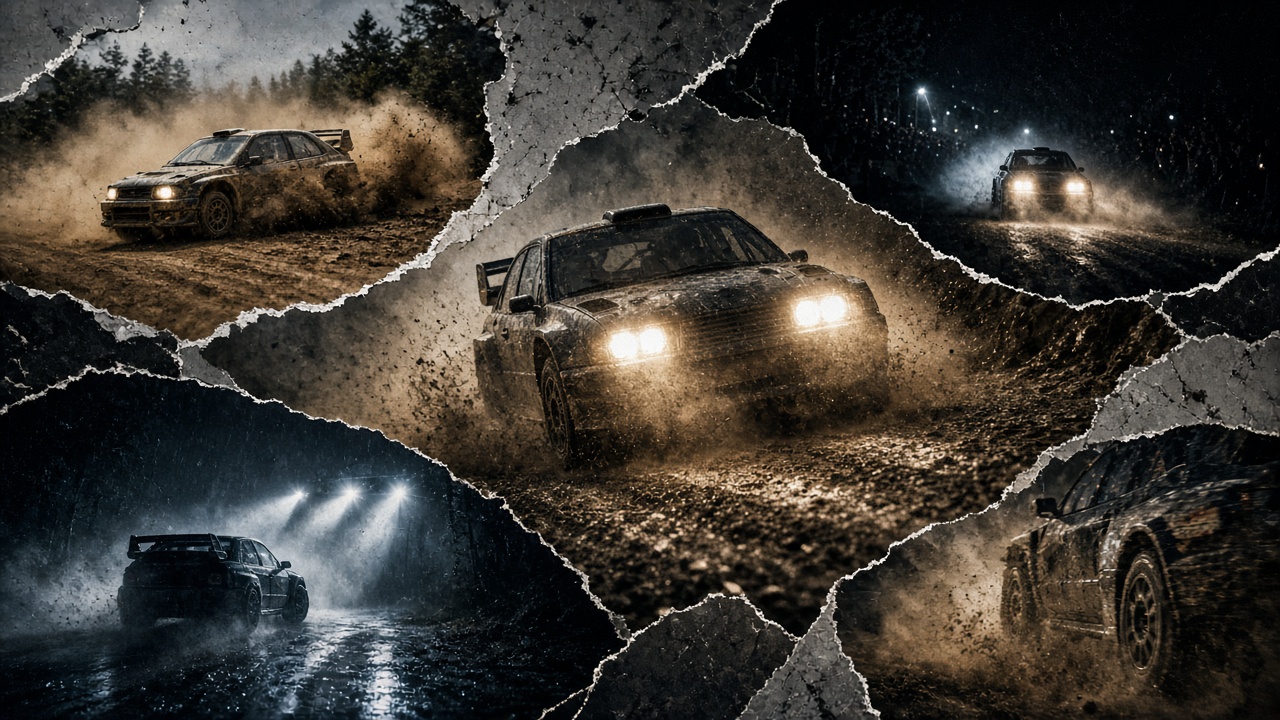 Acción histórica del Campeonato Mundial de Rally